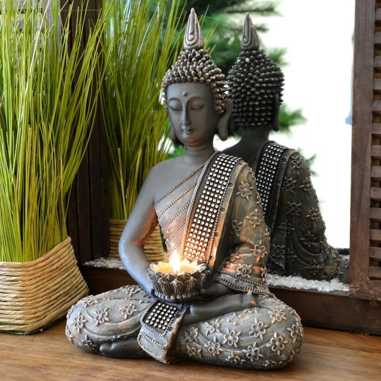 buddha statue candleholder